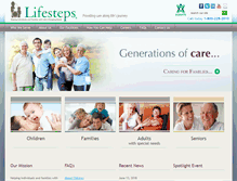 Tablet Screenshot of lifesteps.net